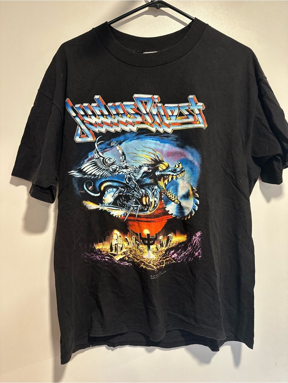 Vintage ‘91 Judas Priest Brokum Sz:XL Single Stitch painkiller band concert tee.